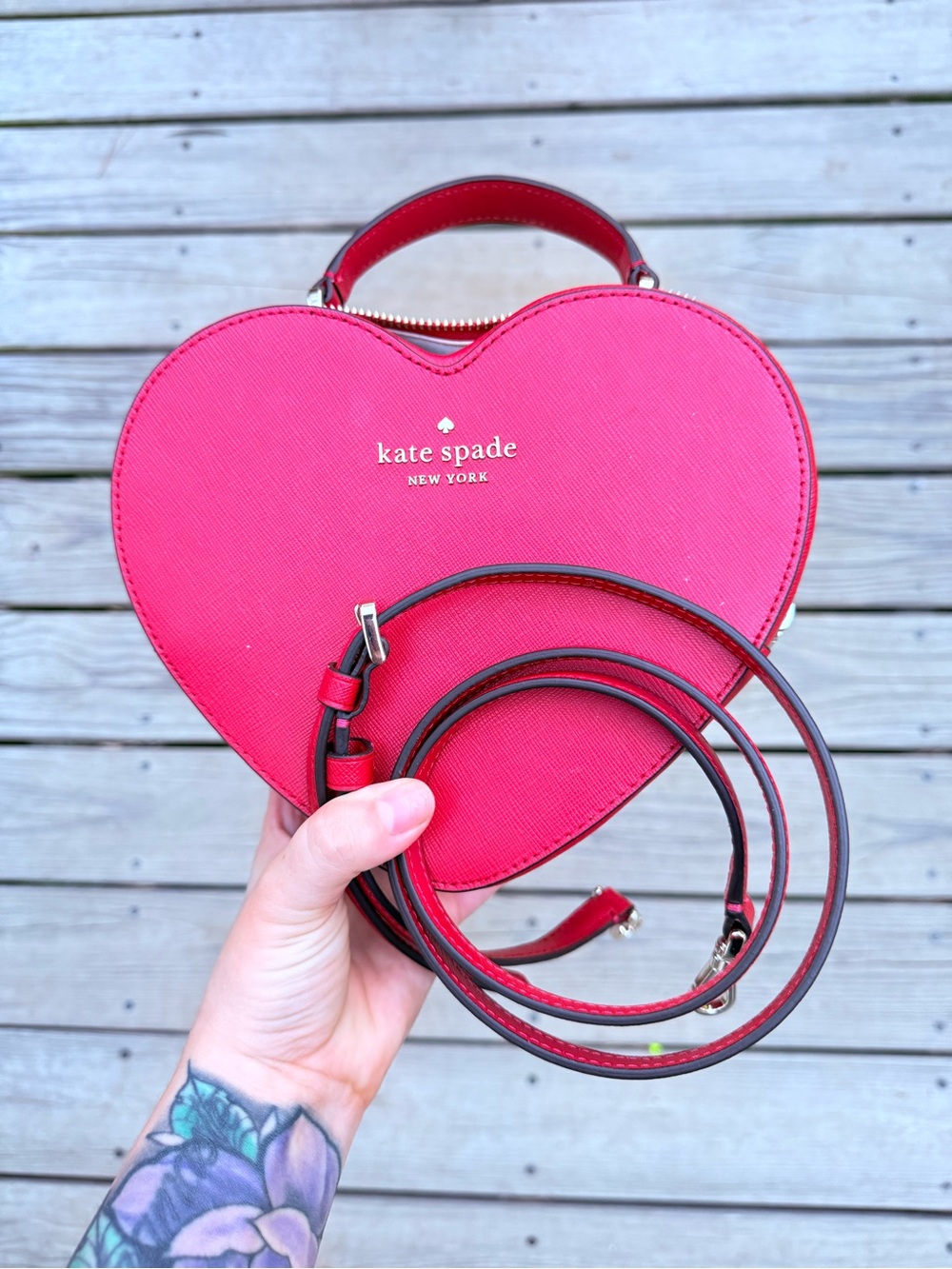 kate spade Heart-Shaped Love Shack Crossbody